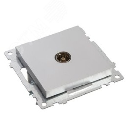 Розетка TV STEKKER GLS00-7108-03 серебро, (механизм) серия КАТРИН