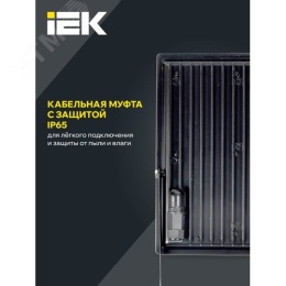 Прожектор IEK СДО06-200 200W 6500k 