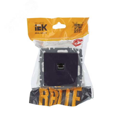 Розетка IEK BRITE компьют. RJ45 черный
