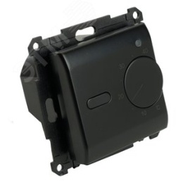 Терморегулятор STEKKER GLS00-7117-05 ЧЕРНЫЙ, д/т.пола 3500W серия КАТРИН