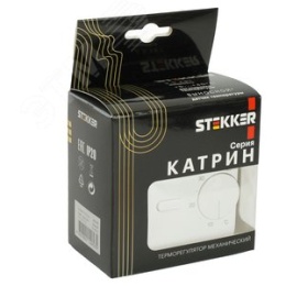 Терморегулятор STEKKER GLS00-7117-01 БЕЛЫЙ, д/т.пола 3500W серия КАТРИН