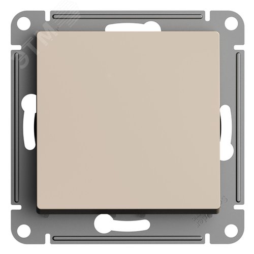 Переключатель AtlasDesign ATN001271 1кл,промеж, песочный, механизм
