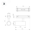 Розетка BLANCA BLNRA045006 RJ45 антрацит, наружная
