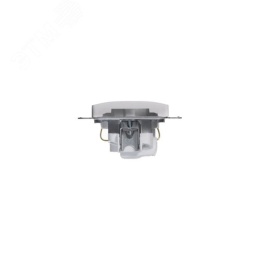 Розетка GLOSSA GSL000143 с/з в рамку белый