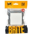 Выключатель IEK BRITE 1кл белый