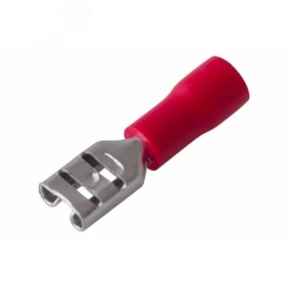 Клемма REXANT 08-0412 плоская изолированная гнездо 5.6мм 