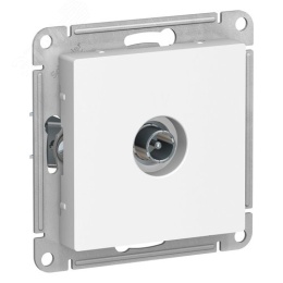 Розетка AtlasDesign ATN000191 TV, белый, механизм