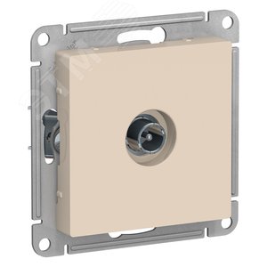 Розетка AtlasDesign ATN000291 TV, бежевый, механизм
