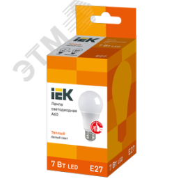 Лампа IEK LED20 A60-20W/6500/E27 