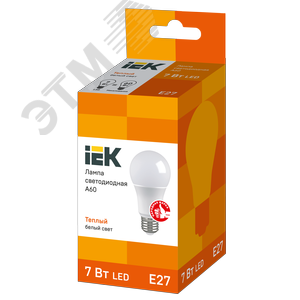Лампа IEK LED20 A60-20W/6500/E27 