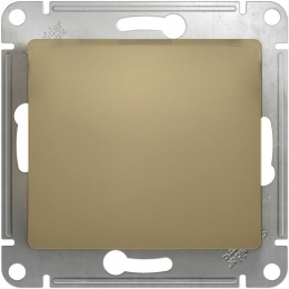 Переключатель GLOSSA GSL000471 1кл, перекрестный, титан