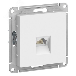 Розетка AtlasDesign ATN000186 RG45 кат 6А, белый, механизм