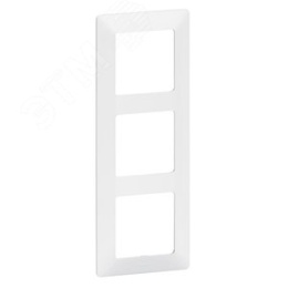 Legrand Valena-L 754003 рамка 3-поста белая