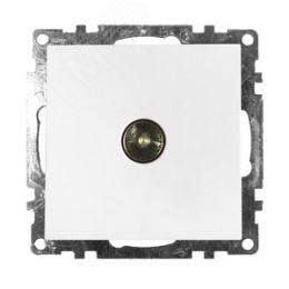 Розетка TV STEKKER GLS00-7108-01 белая, (механизм) серия КАТРИН
