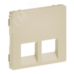 Legrand Valena-А 755421 накл. розетки RJ11.RJ45х2 сл.кость