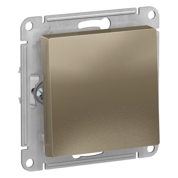 Выключатель AtlasDesign ATN000511 1кл, шампань, механизм