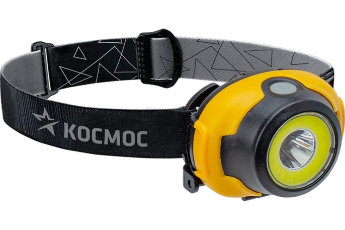 Фонарь КОСМОС KocH103COBLED 3W+COB 3W налобный