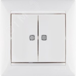 Legrand Valena 774428 выключатель 2кл с подсв. белый 