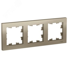Рамка AtlasDesign ATN000503 3-ая шампань