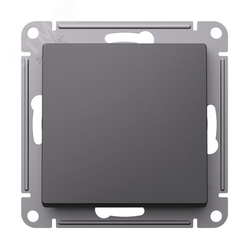 Выключатель AtlasDesign ATN001411 1кл, базальт, механизм