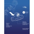 Фонарь КОСМОС KocH103Wlith 3W+COB 3W с зумом налобный