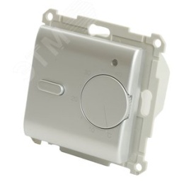 Терморегулятор STEKKER GLS00-7117-03 СЕРЕБРО, д/т.пола 3500W серия КАТРИН