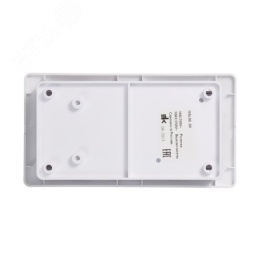 Блок GLOSSA GSL000160 розетка + 1кл выключатель белый