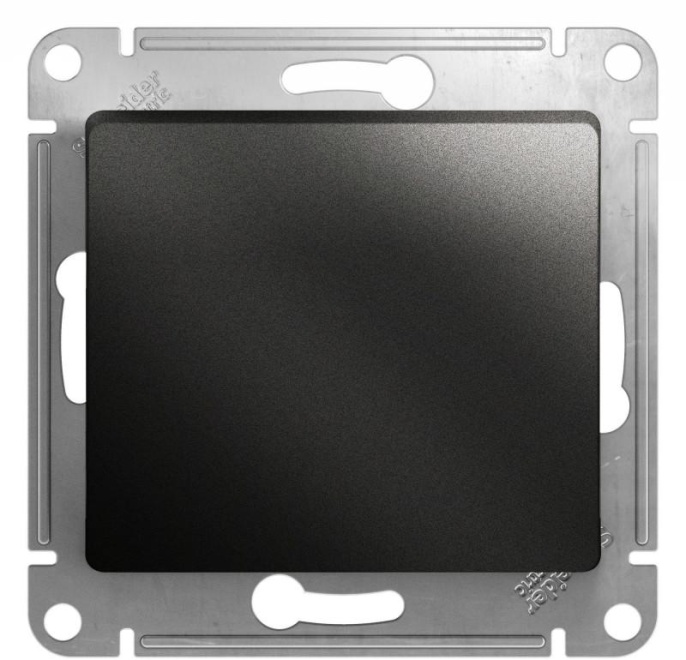 Переключатель GLOSSA GSL000761 1кл, механизм, антрацит