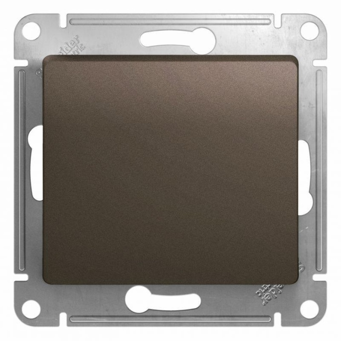 Переключатель GLOSSA GSL000861 1кл. в рамку шоколад