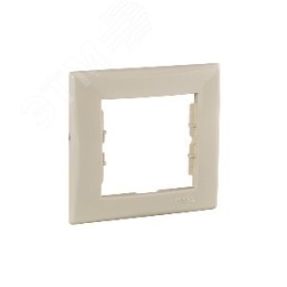 Рамка SE SEDNA SDN5800147 1-ая бежевая