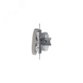 Переключатель GLOSSA GSL001261 1кл, механизм, платина