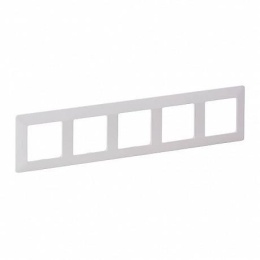 Legrand Valena-L 754005 рамка 5-поста белая