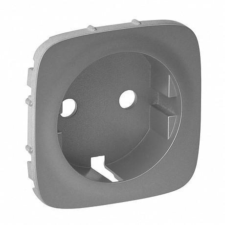 Legrand Valena-A 755207 накл. розетки алюминий