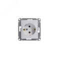 Розетка GLOSSA GSL000143 с/з в рамку белый