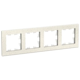 Рамка AtlasDesign ATN343104 4-ая Мрамор крем роял