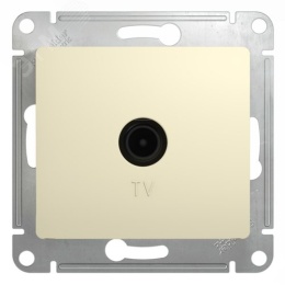 Розетка GLOSSA GSL000291 TV бежевый