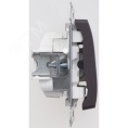 Переключатель GLOSSA GSL000861 1кл. в рамку шоколад