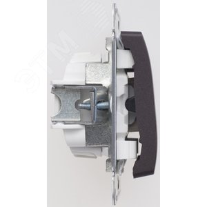 Переключатель GLOSSA GSL000861 1кл. в рамку шоколад