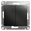 Выключатель GLOSSA GSL000751 2кл, механизм, антрацит