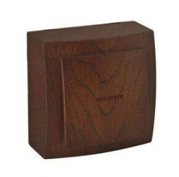 Выключатель NILSON Themis 26271002 СУ 1кл. с инд.орех накладной