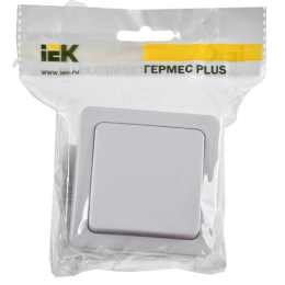 Выключатель IEK Гермес Plus 10А IP54 ВС20-1-0-ГПБ бел.