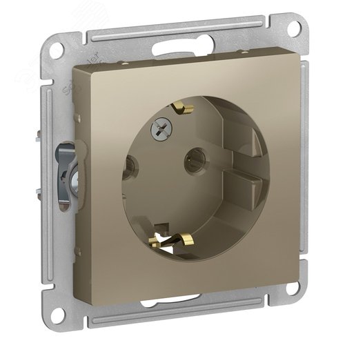 Розетка AtlasDesign ATN000543 c/з шампань