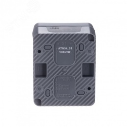 Переключатель AtlasDesign PROFI54 ATN544061 1кл антрацит