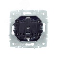 Розетка IEK BRITE 1-ная c/з маренго