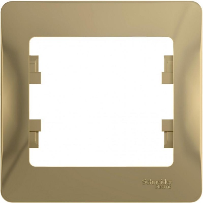 Рамка GLOSSA GSL000401 1пост титан