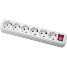 Колодка SMARTBUY 6гнезд без з/к 10А 220В  