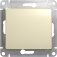 Переключатель GLOSSA GSL000271 1кл, перекресный, бежевый