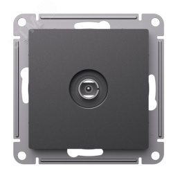 Розетка AtlasDesign ATN001493 TV базальт, механизм