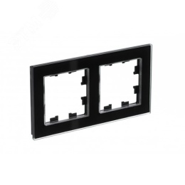 Рамка AtlasDesign ATN321002 2-ая Стекло черный