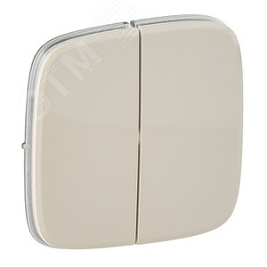 Legrand Valena-A 755026 клав. 2выкл сл.кость